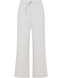 Ami Paris - Straight Elasticated Pants - Lyst