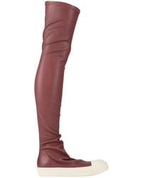 Rick Owens - Elastic Over-The-Knee Boots - Lyst