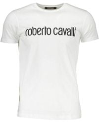 Roberto Cavalli - Round-Necked Logo T-Shirt - Lyst