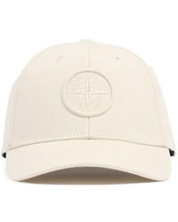 Stone Island - Logo Cotton Baseball Cap - Lyst