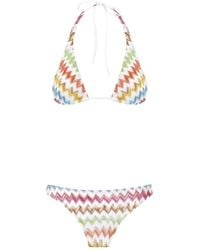 Missoni - Chevron Triangle Bikini - Lyst