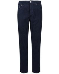 Brunello Cucinelli - Logo Patch Straight Leg Jeans - Lyst