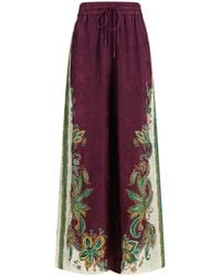 ALÉMAIS - Ruthie Paisley-Print Trousers - Lyst