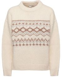 Peserico - Fair Isle Knitted Sweater - Lyst