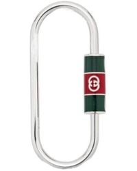 Gucci - Keyring With Web Detail - Lyst
