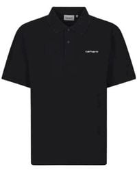 Carhartt - Script-Logo Polo Shirt - Lyst