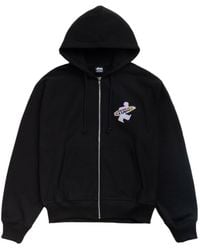 Stussy - Dot Surf Puff Print Zip Hoodie - Lyst