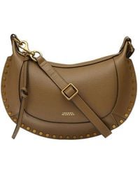 Isabel Marant - Logo Printed Oskan Shoulder Bag - Lyst