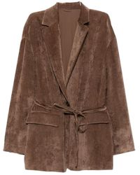 Brunello Cucinelli - Belted Corduroy Blazer - Lyst