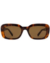 Saint Laurent - Eyewear Rectangular Frame Sunglasses - Lyst