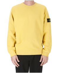 Stone Island - Logo Patch Zip-Up Hoodie - Lyst