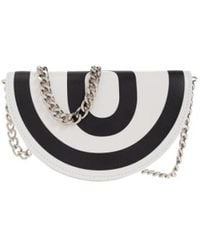 MM6 by Maison Margiela - Logo Printed Foldover Top Crossbody Bag - Lyst
