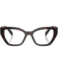 Prada - Eyewear Cat-Eye Glasses - Lyst