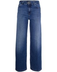 Liu Jo - Belted Straight-Leg Jeans - Lyst