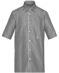 Maison Margiela - C-Striped Short-Sleeved Shirt - Lyst