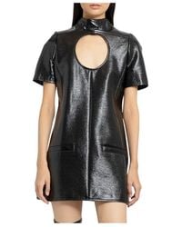 Courreges - Courrèges Cut-Out Short-Sleeved Mini Dress - Lyst