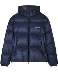 ARMANI EXCHANGE - Logo-Print Padded Jacket - Lyst