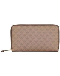 Emporio Armani - Long Full Zipper Wallet - Lyst