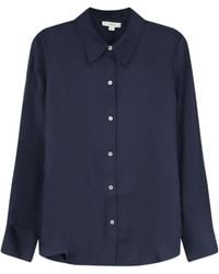 Vince - Classic Collar Button-Up Shirt - Lyst