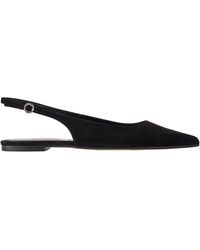 Aeyde - Pointedtoe Slingback Flat Shoes - Lyst