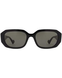 Gucci - Eyewear Rectangular Logo Sunglasses - Lyst