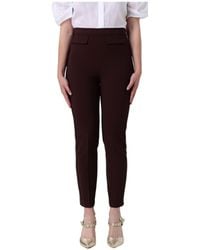 Elisabetta Franchi - Stretched Cropped Trousers - Lyst