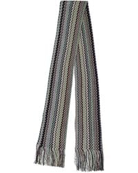 Missoni - Muted Tone Zigzag Knit Scarf - Lyst
