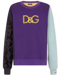 Dolce & Gabbana - Colour-Block Sweatshirt - Lyst