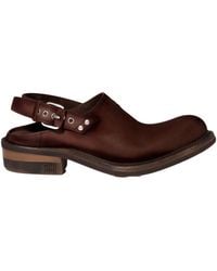Miu Miu - Foule Leather Mules - Lyst