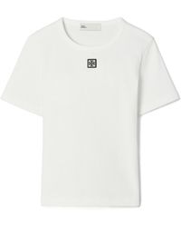 Tory Burch - Rib T-Shirt - Lyst