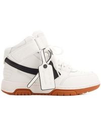 Off-White c/o Virgil Abloh - Logo Detailed Lace-Up Sneakers - Lyst