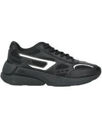 DIESEL - Two-Tone Low-Top Sneakers - Lyst