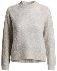 Peserico - Diamond-Knit Crewneck Jumper - Lyst