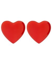 Moschino - Heart Clip-On Earrings - Lyst