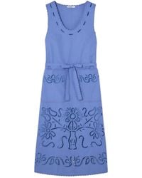 Vita Kin - Katya Belted Scalloped Broderie Anglaise Cotton Midi Dress - Lyst