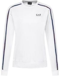 Emporio Armani - Logo Round-Necked Sweater - Lyst