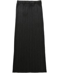 Pleats Please Issey Miyake - Pleats Please Issey Miyake Pencil-Cut Pleated Midi Skirt - Lyst