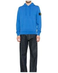 Stone Island - Logo-Patch Hoodie - Lyst