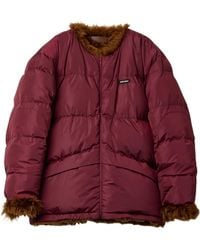 Miu Miu - Reversible Technical Fabric And Shearling Down Jacket - Lyst