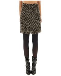 Fabiana Filippi - Fringed A-Line Mini Skirt - Lyst