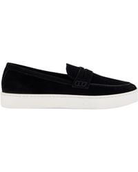 Manolo Blahnik - Round Head Loafer Shoes - Lyst