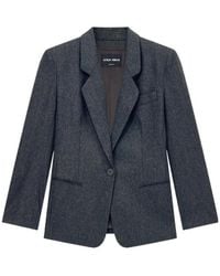 Giorgio Armani - Long-Sleeve Blazer - Lyst