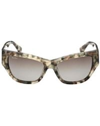 Max Mara - Rectangle Frame Sunglasses - Lyst