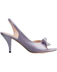 Dior - Bow Heeled Slingback Sandal - Lyst