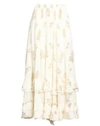 Chloé - Printed Midi Skirt - Lyst