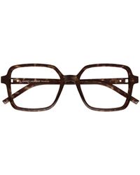 Saint Laurent - Eyewear Square Frame Glasses - Lyst