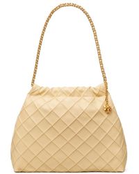 Tory Burch - Fleming Drawstring Hobo Bag - Lyst