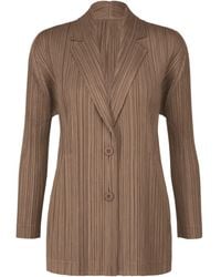 Pleats Please Issey Miyake - Pleats Please Issey Miyake Pleats Jacket - Lyst