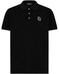 DSquared² - D2 Logo Patch Polo Shirt - Lyst