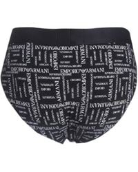Emporio Armani - Printed Logo Underwear - Lyst